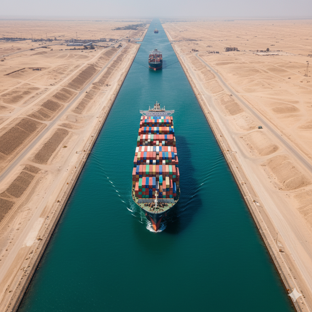 تزايد حذر في أعداد السفن العابرة لقناة السويس