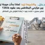 السعر ينزل… والشروط تزيد: لماذا بدأت موجة تردد بين مزارعي البطاطس بعد عقود 2026؟