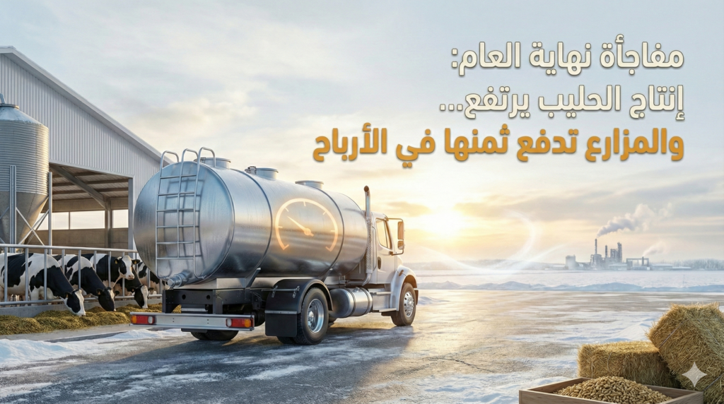 الحليب الأمريكي يُنهي 2025 بأرقام قوية… لكن “هوامش الربح” تُطلق إنذار 2026