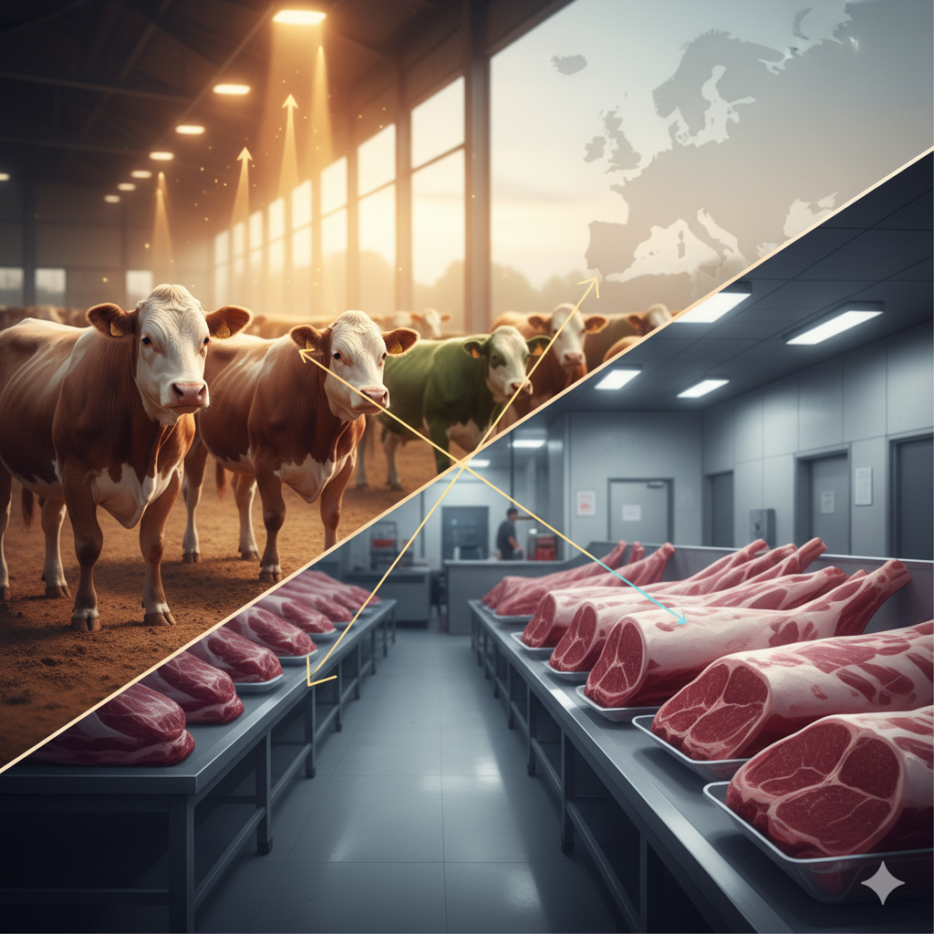 تقرير سوق اللحوم الأوروبية