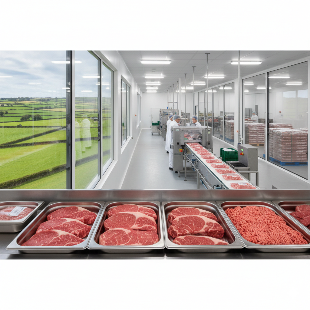 أسعار بيع لحوم الأبقار في المصانع الأيرلندية: قفزات سنوية قوية وفق بيانات الجهة التنظيمية