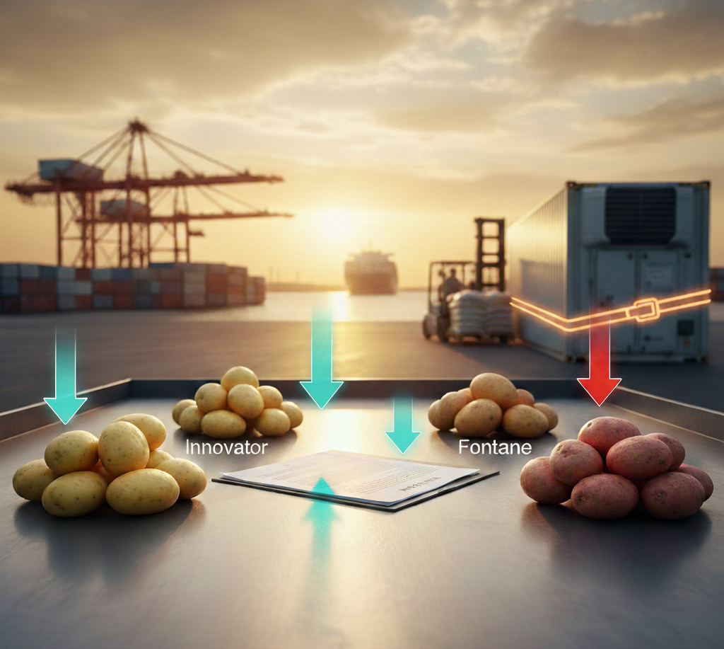 صنف «إنوفيتور» يتصدر عقود «فارم فريتس» لموسم 2026: أقل خفض سعري وتعويض تخزين مبكر… ونهاية «عقود الكليك»