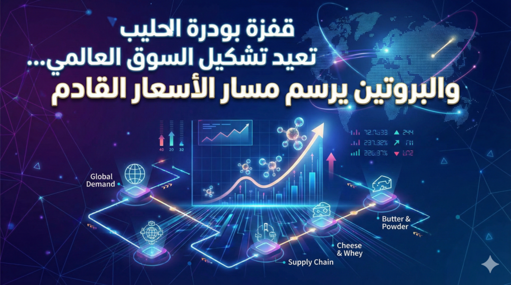 قفزة بودرة الحليب تعيد تشكيل السوق العالمي… والبروتين يرسم مسار الأسعار القادم