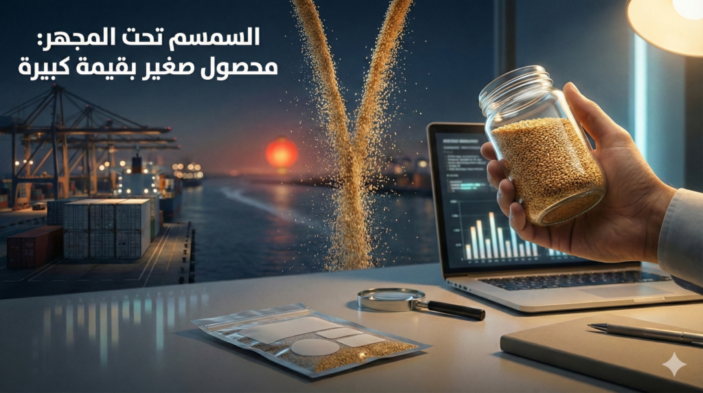 السمسم تحت المجهر: محصول صغير بقيمة كبيرة