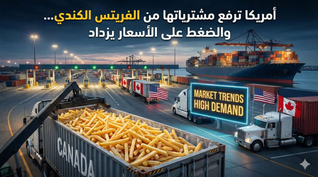 أمريكا ترفع مشترياتها من الفريتس الكندي… والضغط على الأسعار يزداد في نوفمبر 2025