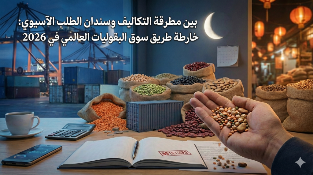 بين مطرقة التكاليف وسندان الطلب الآسيوي: خارطة طريق سوق البقوليات العالمي في 2026