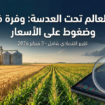 محاصيل العالم تحت العدسة: وفرة في الإنتاج وضغوط على الأسعار رغم المخاطر