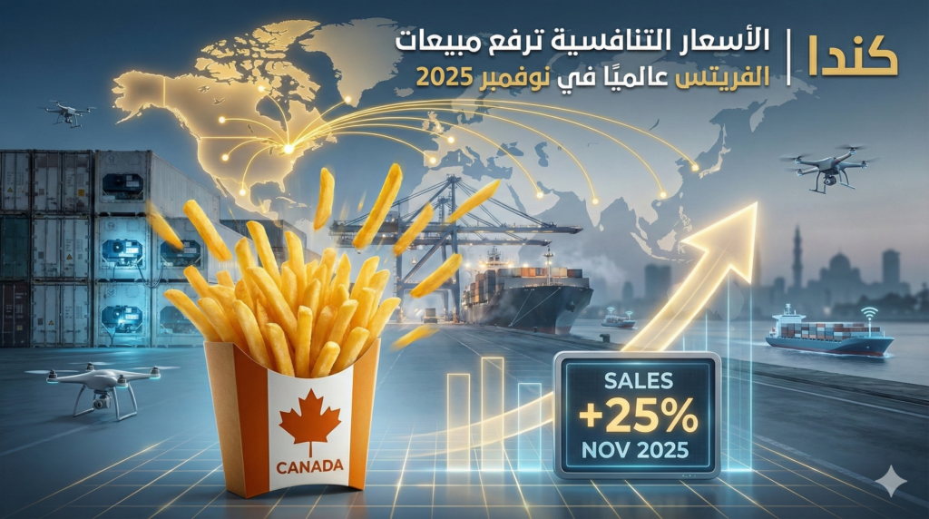 كندا | الأسعار التنافسية ترفع مبيعات الفريتس عالميًا في نوفمبر 2025: قراءة كاملة حسب الأسواق