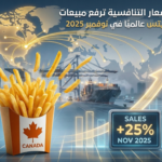 كندا | الأسعار التنافسية ترفع مبيعات الفريتس عالميًا في نوفمبر 2025: قراءة كاملة حسب الأسواق