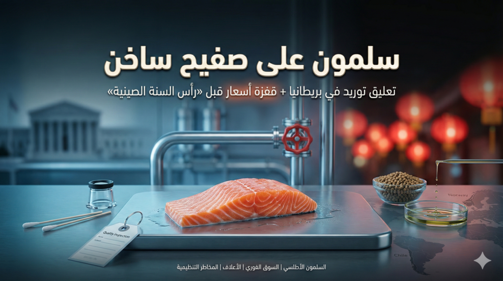 قبل رأس السنة الصينية: صدمة عرض ترفع أسعار السلمون… وتحقيقات تضغط على الموردين”